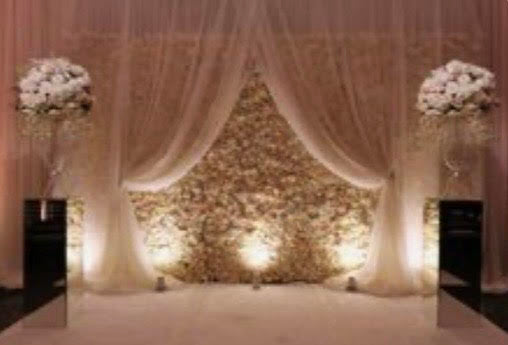 Flower wall rental